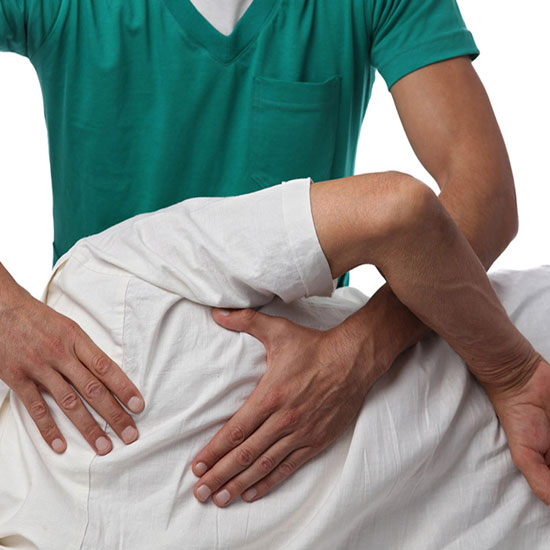 Physiotherapy session for recovery and pain relief